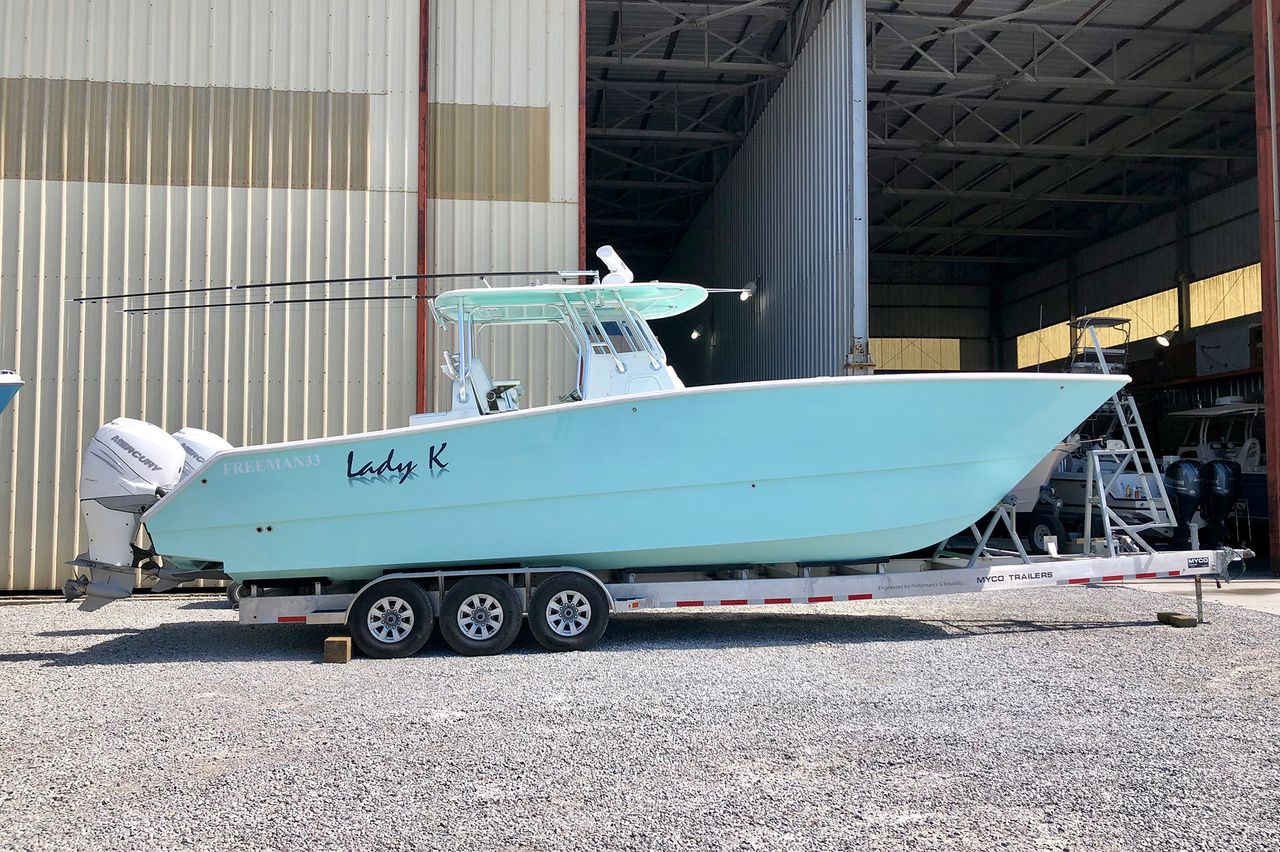 2013 Freeman 33 33-foot boat for sale at TMD Marine in Orange Beach, AL